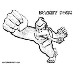Disegno da colorare: Donkey Kong (Videogiochi) #112180 - Pagine da Colorare Stampabili Gratuite