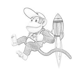 Disegno da colorare: Donkey Kong (Videogiochi) #112181 - Pagine da Colorare Stampabili Gratuite