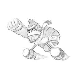 Disegno da colorare: Donkey Kong (Videogiochi) #112185 - Pagine da Colorare Stampabili Gratuite