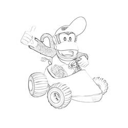 Disegno da colorare: Donkey Kong (Videogiochi) #112187 - Pagine da Colorare Stampabili Gratuite