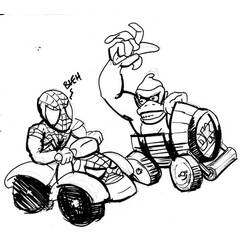 Disegno da colorare: Donkey Kong (Videogiochi) #112205 - Pagine da Colorare Stampabili Gratuite