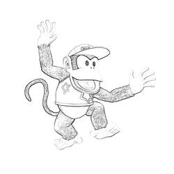 Disegno da colorare: Donkey Kong (Videogiochi) #112212 - Pagine da Colorare Stampabili Gratuite