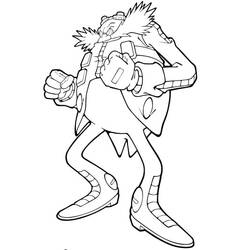 Disegni da colorare: Dr. Eggman - Pagine da Colorare Stampabili Gratuite