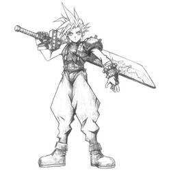 Disegni da colorare: Final Fantasy - Pagine da Colorare Stampabili Gratuite