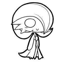 Disegni da colorare: Gardevoir - Pagine da Colorare Stampabili Gratuite