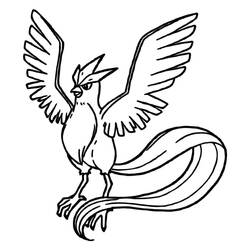 Disegni da colorare: Legendary Pokemon - Pagine da Colorare Stampabili Gratuite