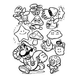 Disegno da colorare: Mario Bros (Videogiochi) #112547 - Pagine da Colorare Stampabili Gratuite
