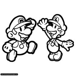 Disegno da colorare: Mario Bros (Videogiochi) #112550 - Pagine da Colorare Stampabili Gratuite