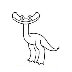 Disegni da colorare: Rainbow Friends - Pagine da Colorare Stampabili Gratuite
