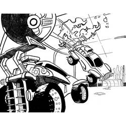 Disegni da colorare: Rocket League - Pagine da Colorare Stampabili Gratuite