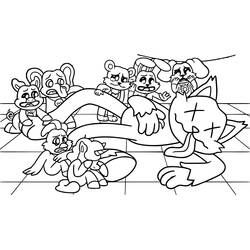 Disegni da colorare: Smiling Critters - Pagine da Colorare Stampabili Gratuite