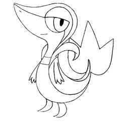 Disegni da colorare: Snivy - Pagine da Colorare Stampabili Gratuite
