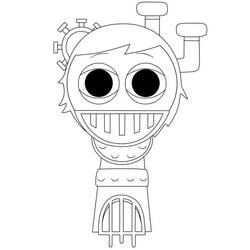 Disegni da colorare: Sprunki Incredibox - Pagine da Colorare Stampabili Gratuite
