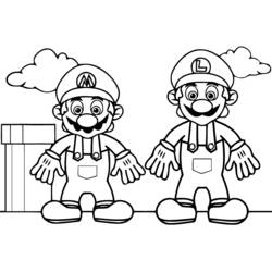 Disegno da colorare: Super Mario Bros. (Videogiochi) #153578 - Pagine da Colorare Stampabili Gratuite