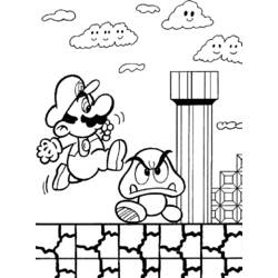Disegno da colorare: Super Mario Bros. (Videogiochi) #153581 - Pagine da Colorare Stampabili Gratuite