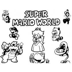 Disegno da colorare: Super Mario Bros. (Videogiochi) #153593 - Pagine da Colorare Stampabili Gratuite