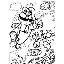 Disegno da colorare: Super Mario Bros. (Videogiochi) #153606 - Pagine da Colorare Stampabili Gratuite