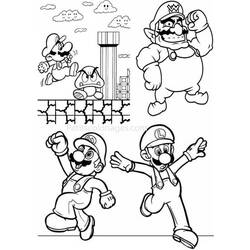 Disegno da colorare: Super Mario Bros. (Videogiochi) #153654 - Pagine da Colorare Stampabili Gratuite