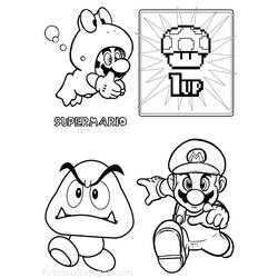 Disegno da colorare: Super Mario Bros. (Videogiochi) #153700 - Pagine da Colorare Stampabili Gratuite
