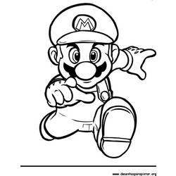 Disegne da colorare: Super Mario Bros. - Pagine da Colorare Stampabili Gratuite