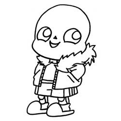 Disegni da colorare: Undertale - Pagine da Colorare Stampabili Gratuite