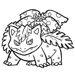 Disegni da colorare: Venusaur - Pagine da Colorare Stampabili Gratuite