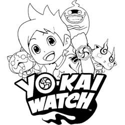 Disegni da colorare: Yo-kai Watch - Pagine da Colorare Stampabili Gratuite