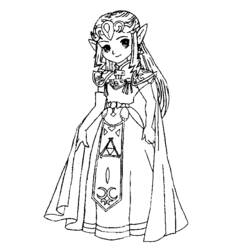 Disegno da colorare: Zelda (Videogiochi) #113215 - Pagine da Colorare Stampabili Gratuite