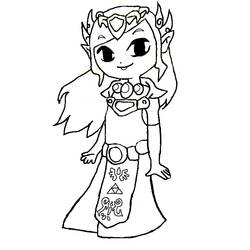 Disegno da colorare: Zelda (Videogiochi) #113217 - Pagine da Colorare Stampabili Gratuite