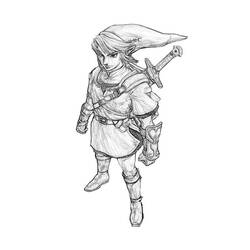 Disegno da colorare: Zelda (Videogiochi) #113242 - Pagine da Colorare Stampabili Gratuite
