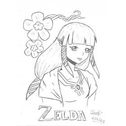 Disegno da colorare: Zelda (Videogiochi) #113243 - Pagine da Colorare Stampabili Gratuite