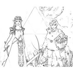 Disegno da colorare: Zelda (Videogiochi) #113274 - Pagine da Colorare Stampabili Gratuite
